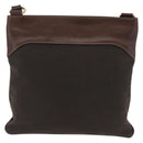 PRADA Schoudertas Canvas Bruin Goud Auth 177488A-2