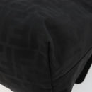 FENDI Zucca Canvas Schultertasche Schwarz Silber Auth 177493A-16