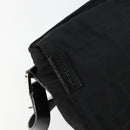 FENDI Zucca Canvas Shoulder Bag Black Silver Auth 177493A-15