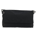 FENDI Zucca Canvas Schultertasche Schwarz Silber Auth 177493A-13