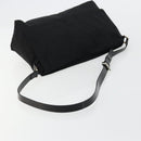 FENDI Zucca Canvas Schultertasche Schwarz Silber Auth 177493A-7