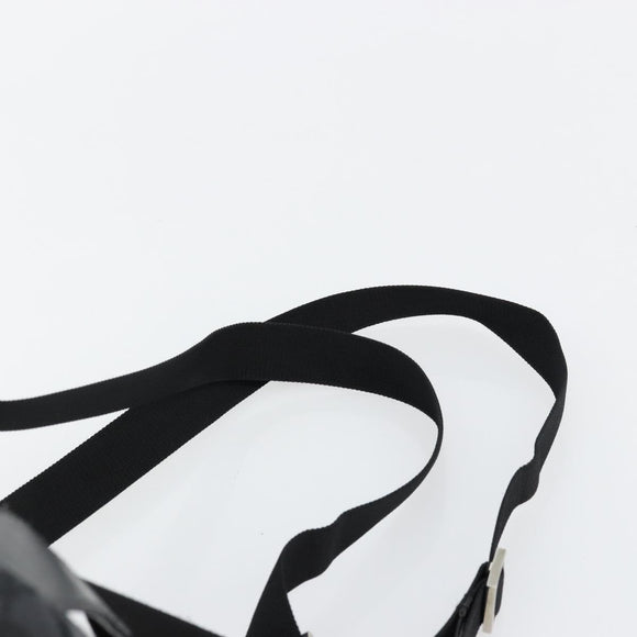 GUCCI GG Canvas Backpack Black Silver 019 0352 Auth 177495A
