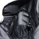 GUCCI GG Canvas Backpack Black Silver 019 0352 Auth 177495A-22