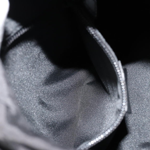 GUCCI GG Canvas Backpack Black Silver 019 0352 Auth 177495A