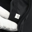 PRADA Pouch Nylon Silver Black Auth 177496A-12