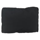 PRADA Pouch Nylon Silver Black Auth 177496A-2