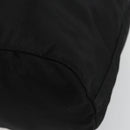 PRADA Purse Pouch Nylon Black Silver Auth 177497A-15