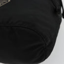 PRADA Purse Pouch Nylon Black Silver Auth 177497A-7