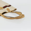GUCCI GG Supreme Web Sherry Line Bag PVC Ivory Red 002 904 0131 Auth 177498-7