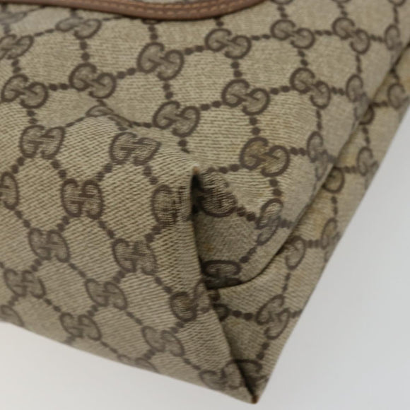 GUCCI GG Supreme Web Sherry Line Bag PVC Beige Red Green 39 02 003 Auth 177499