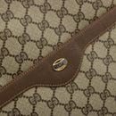 GUCCI GG Supreme Web Sherry Line Bag PVC Beige Red Green 39 02 003 Auth 177499-14