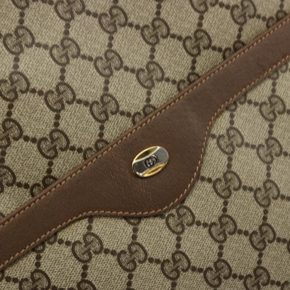GUCCI GG Supreme Web Sherry Line Bag PVC Beige Red Green 39 02 003 Auth 177499