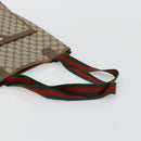 GUCCI GG Supreme Web Sherry Line Bag PVC Beige Red Green 39 02 003 Auth 177499-7