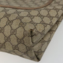 GUCCI GG Supreme Web Sherry Line Bag PVC Beige Red Green 39 02 003 Auth 177501-10