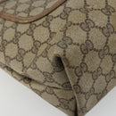 GUCCI GG Supreme Web Sherry Line Bag PVC Beige Red Green 39 02 003 Auth 177501-11