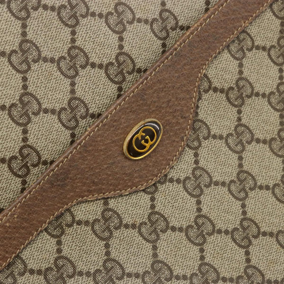 GUCCI GG Supreme Web Sherry Line Bag PVC Beige Red Green 39 02 003 Auth 177501