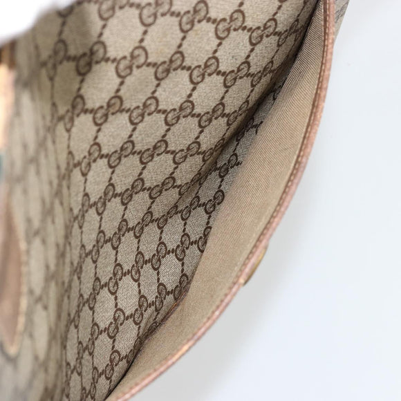 GUCCI GG Supreme Web Sherry Line Bag PVC Beige Red Green 39 02 003 Auth 177501