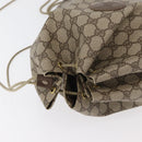 GUCCI GG Supreme purse Shoulder Bag PVC Beige Gold 97 19 302 Auth 177502-6