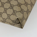 GUCCI GG Supreme Web Sherry Line Tote Bag PVC Beige Red Green Auth 177505-17