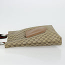 GUCCI GG Supreme Web Sherry Line Tote Bag PVC Beige Red Green Auth 177505-4