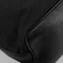 GUCCI GG Canvas Shoulder Bag Black Silver 001 4287 Auth 177507-16