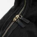 GUCCI GG Canvas Shoulder Bag Black Silver 001 4287 Auth 177507-10