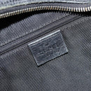 GUCCI GG Canvas Shoulder Bag Black Silver 001 4287 Auth 177507-17