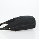 GUCCI GG Canvas Shoulder Bag Black Silver 001 4287 Auth 177507-4