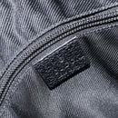 GUCCI GG Canvas Shoulder Bag Black Silver 122759 Auth 177508-16