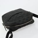 GUCCI GG Canvas Shoulder Bag Black Silver 122759 Auth 177508-6