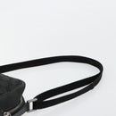 GUCCI GG Canvas Shoulder Bag Black Silver 122759 Auth 177508-8