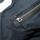 GUCCI GG Canvas Hand Bag Black Gold 211967 Auth 177510V-21