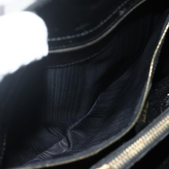GUCCI Hand Bag Patent leather Black Gold 002 2265 0407 Auth 177511