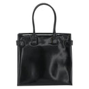 GUCCI Hand Bag Patent leather Black Gold 002 2265 0407 Auth 177511-2