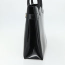 GUCCI Hand Bag Patent leather Black Gold 002 2265 0407 Auth 177511-4