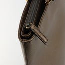 GUCCI Bamboo Hand Bag Leather Bronze Gold 002 2122 0507 Auth 177512-10