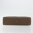 GUCCI Bamboo Hand Bag Leather Bronze Gold 002 2122 0507 Auth 177512-5