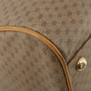 GUCCI Micro GG Supreme Boston Bag PVC Beige Gold Auth 177515-13