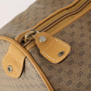 GUCCI Micro GG Supreme Boston Bag PVC Beige Gold Auth 177515-17