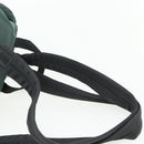 PRADA Backpack Nylon Green Silver Auth 177517-14