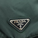 PRADA Backpack Nylon Green Silver Auth 177517-21