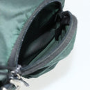 PRADA Backpack Nylon Green Silver Auth 177517-27