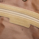 BVLGARI Logo Mania Tote Bag Canvas Beige Gold Auth 177518-17