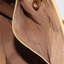 BVLGARI Logo Mania Tote Bag Canvas Beige Gold Auth 177518-22