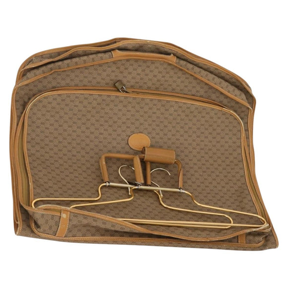 GUCCI Micro GG Supreme Garment Cover PVC Beige Auth 177519