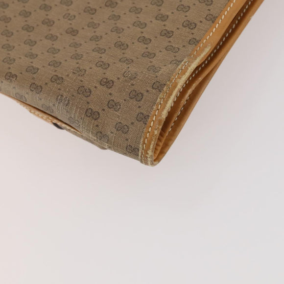 GUCCI Micro GG Supreme Garment Cover PVC Beige Auth 177519