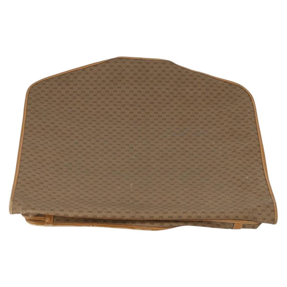GUCCI Micro GG Supreme Garment Cover PVC Beige Auth 177519