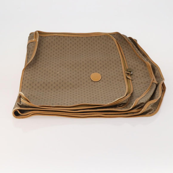 GUCCI Micro GG Supreme Garment Cover PVC Beige Auth 177519