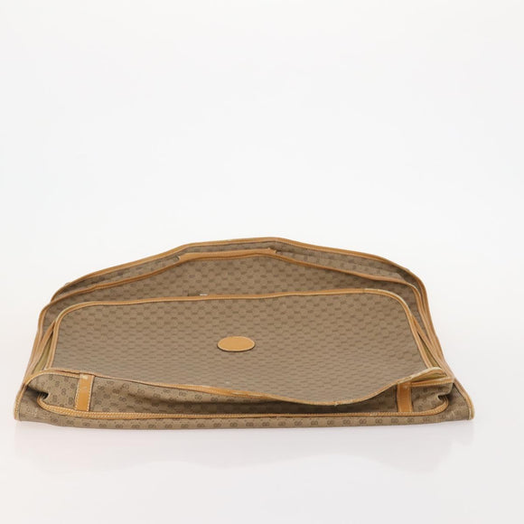GUCCI Micro GG Supreme Garment Cover PVC Beige Auth 177519