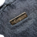 SAINT LAURENT Shoulder Bag Leather Black Gold Auth 177530-17